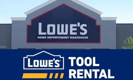 Lowe's Tool Rental